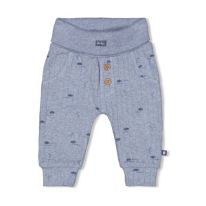 Broek rib AOP - Blue Ocean