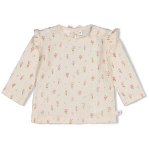 Longsleeve pointelle rib AOP - Flower Ranch