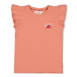 T-shirt met backprint - Salsa Sunset